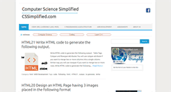 Desktop Screenshot of cssimplified.com
