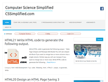 Tablet Screenshot of cssimplified.com